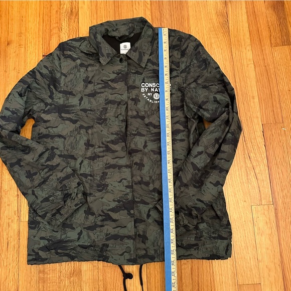 Element Camo Button front Women's  Size L(j5 - Picture 5 of 11